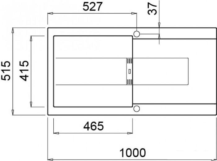 Кухонная мойка Elleci Smart 480 White K96- фото2