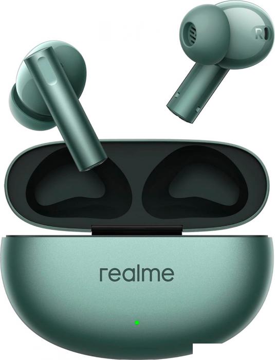 Наушники Realme Buds Air 6 (зеленый)- фото