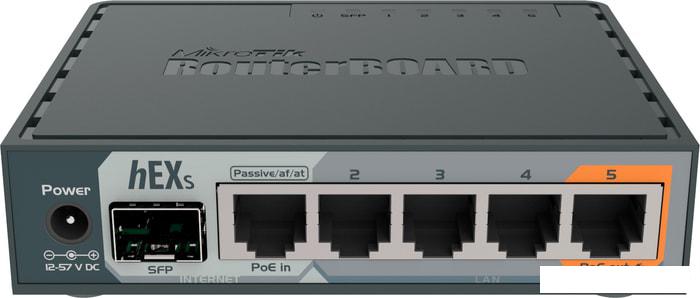 Маршрутизатор Mikrotik hEX S RB760iGS- фото