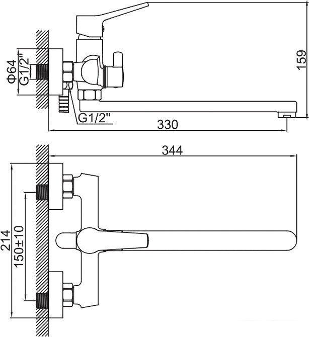 Смеситель Ledeme L2269B- фото2