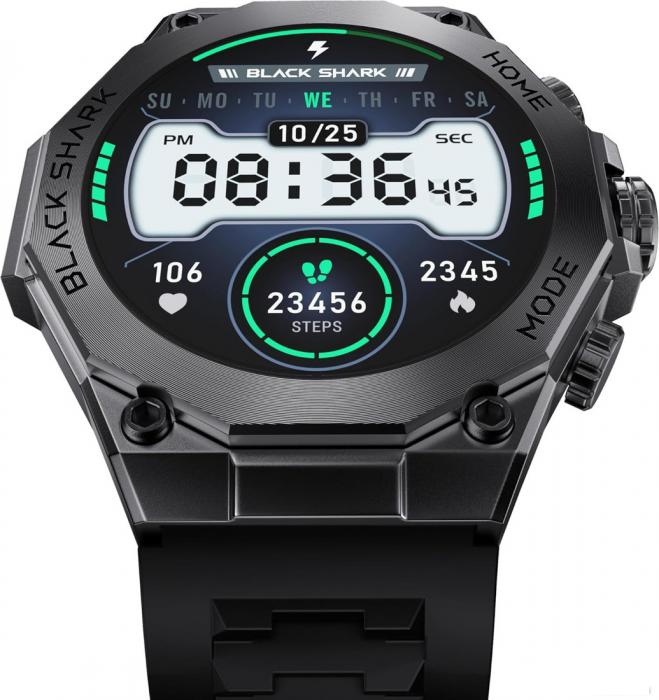 Умные часы Black Shark S1 Pro (черный/серый)- фото4