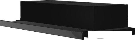 Кухонная вытяжка Elikor Интегра Glass 60П-400-В2Л (черный/черное стекло)- фото3