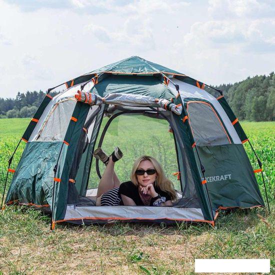 Кемпинговая палатка ForceKraft FK-TENT-1 (зеленый)- фото3