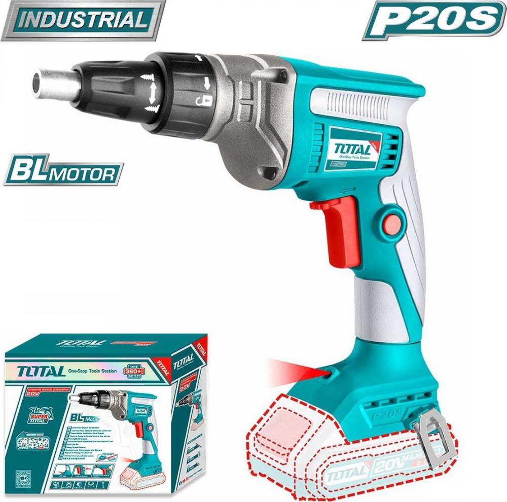 Шуруповерт для гипсокартона Total TDSLI2042006 (без АКБ)- фото2