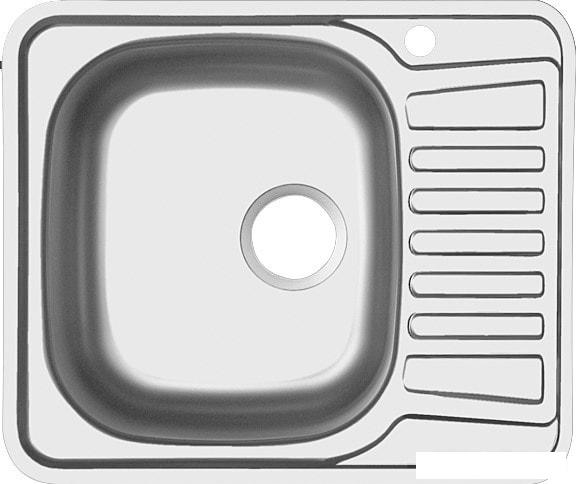 Кухонная мойка Ukinox Комфорт COM580.480 --GT6K 2L- (с сифоном)