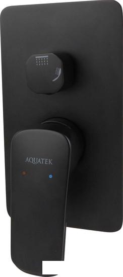 Душевая система  Aquatek AQ1074MB (черный матовый)- фото3