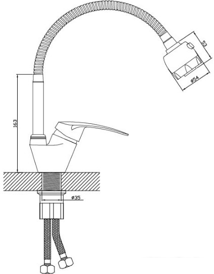 Смеситель Diadonna D80-558112- фото2