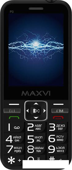 Мобильный телефон Maxvi P3 (черный)- фото2