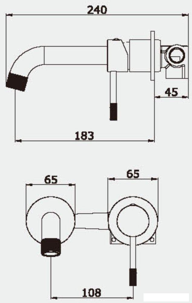 Смеситель Vieir 403513-G- фото2