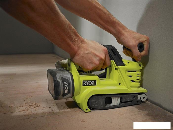 Ленточная шлифмашина Ryobi R18BS-0 [5133002916]- фото4