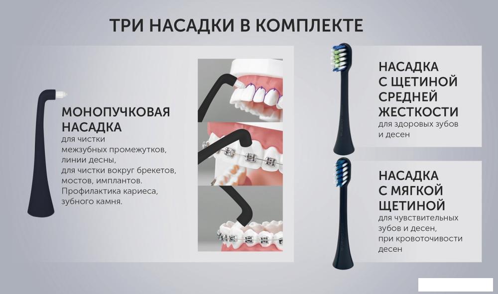 Электрическая зубная щетка Polaris PETB 0701 TC (графит)- фото2