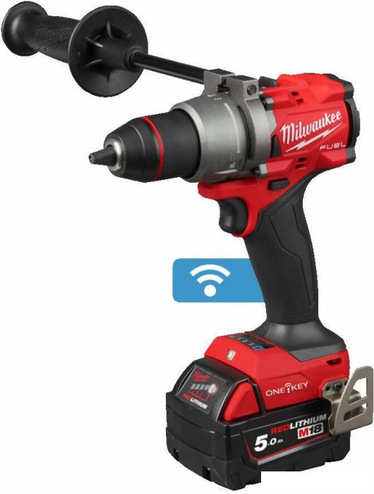 Дрель-шуруповерт Milwaukee M18 FUEL M18ONEDD3-502X 4933492802 (с 2-мя АКБ 5 Ач, кейс)- фото3