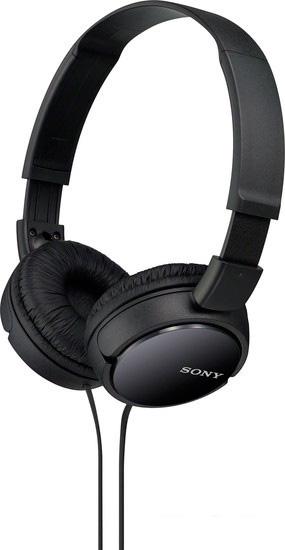 Наушники с микрофоном Sony MDR-ZX110AP (черный)- фото
