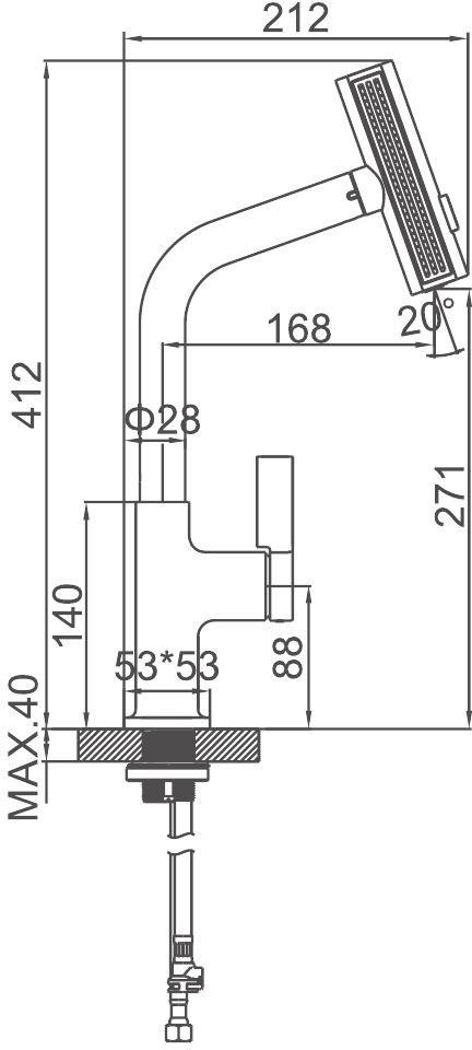 Смеситель Ledeme L6099-4- фото2