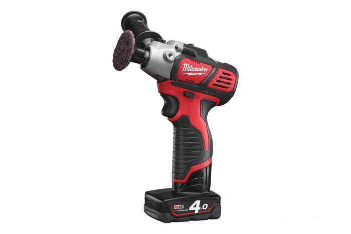 Полировальная машина Milwaukee M12 BPS-421X 4933447799 (с 2-мя АКБ, кейс)- фото4