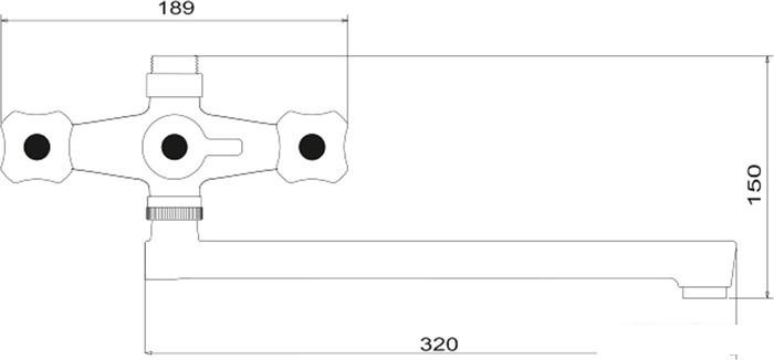 Смеситель РМС PL4-140P- фото2