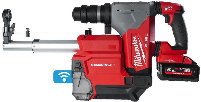 Перфоратор Milwaukee M18 ONE FHX DEL-552C Fuel 4933478506 (с 2-мя АКБ, кейс)- фото