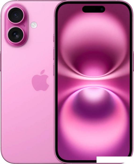 Смартфон Apple iPhone 16 256GB (розовый)- фото