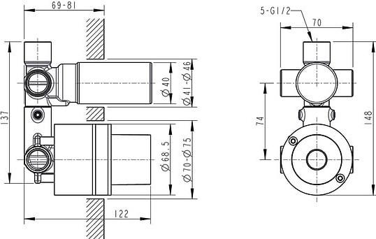 Скрытый механизм Bravat D969C-A-ENG- фото4