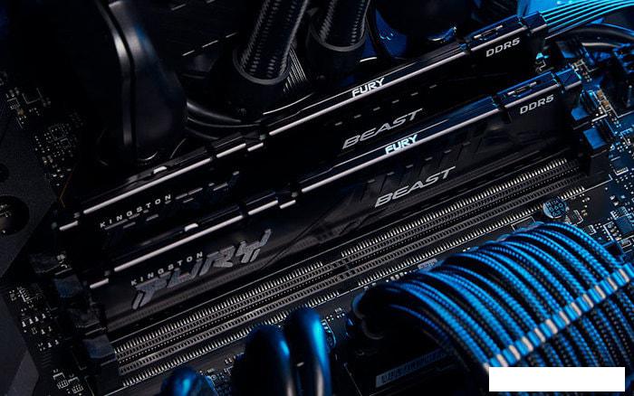Оперативная память Kingston FURY Beast 32ГБ DDR5 5600 МГц KF556C36BBE-32- фото4
