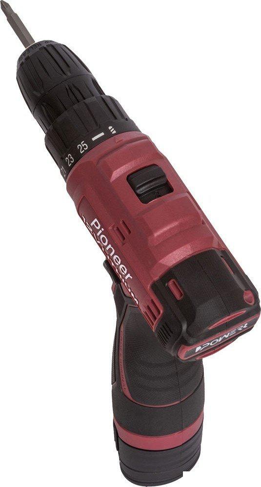 Дрель-шуруповерт Pioneer Tools CD-M1215-02C (с 2-мя АКБ, кейс)- фото3