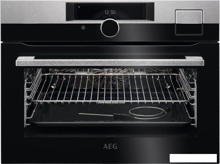 Электрический духовой шкаф AEG KSK998290M- фото