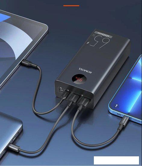Внешний аккумулятор Romoss PEA40 Pro 40000mAh (черный)- фото3