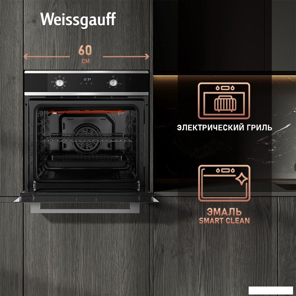 Электрический духовой шкаф Weissgauff EOM 388 PDX Steam Clean- фото3