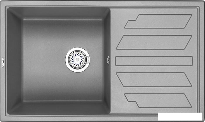 Кухонная мойка Granula GR-8002 (алюминиум)