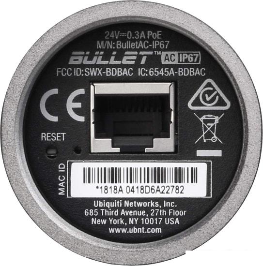 Точка доступа Ubiquiti Bullet AC IP67 BulletAC-IP67- фото3