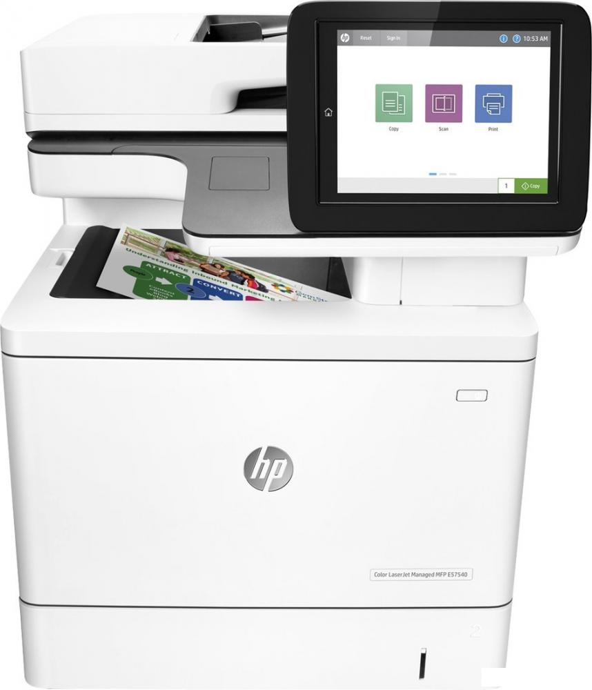 МФУ HP LaserJet MFP Color Managed E57540dn- фото