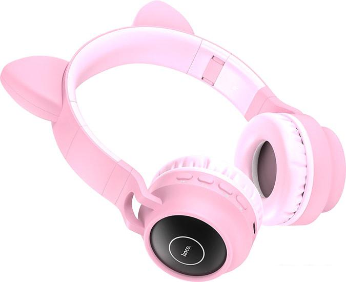 Наушники Hoco W27 (розовый)- фото3