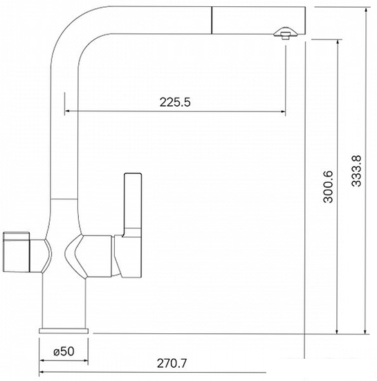 Смеситель IDDIS Pure PURSBFLi05 (хром)- фото3