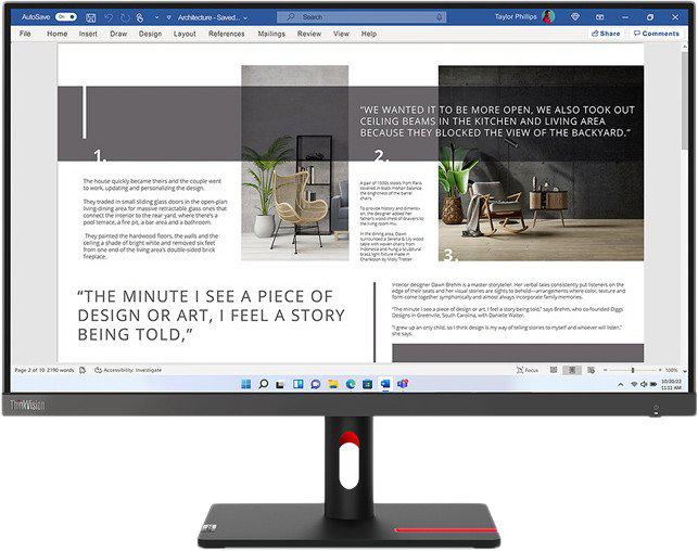 Монитор Lenovo ThinkVision S27i-30 63DFKAT4UK- фото