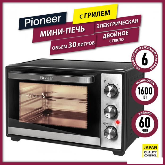 Мини-печь Pioneer MO5015G Black- фото2