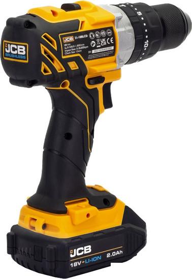 Ударная дрель-шуруповерт JCB 18CD-2XB-E (с 1-им АКБ)- фото3