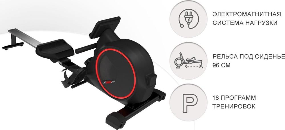 Гребной тренажер Unixfit Techno Rower 410E- фото3