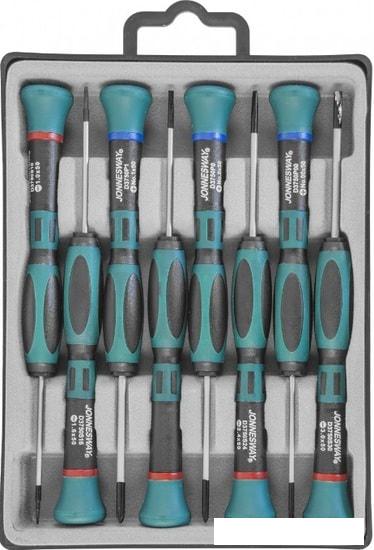 Набор отверток прецизионных Jonnesway D3750P08S (8 предметов)