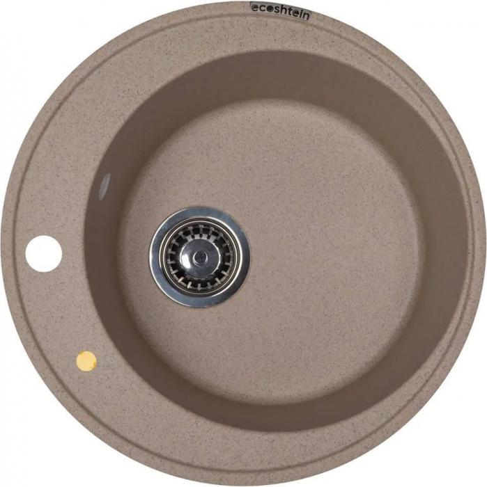 Кухонная мойка Ecoshtein Kreis 500 (песочный)- фото
