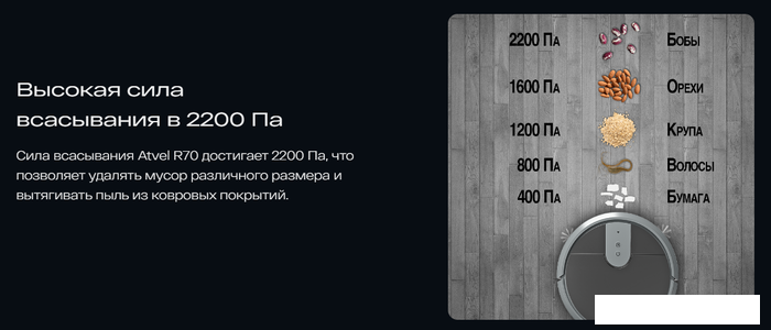 Робот-пылесос Atvel R70- фото2