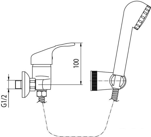 Смеситель Valvex RUBIN 2444070- фото4
