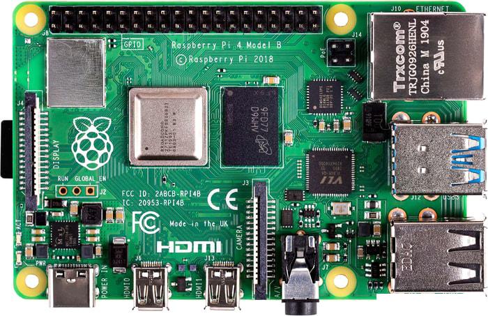Одноплатный компьютер Raspberry Pi 4 Model B 2GB- фото