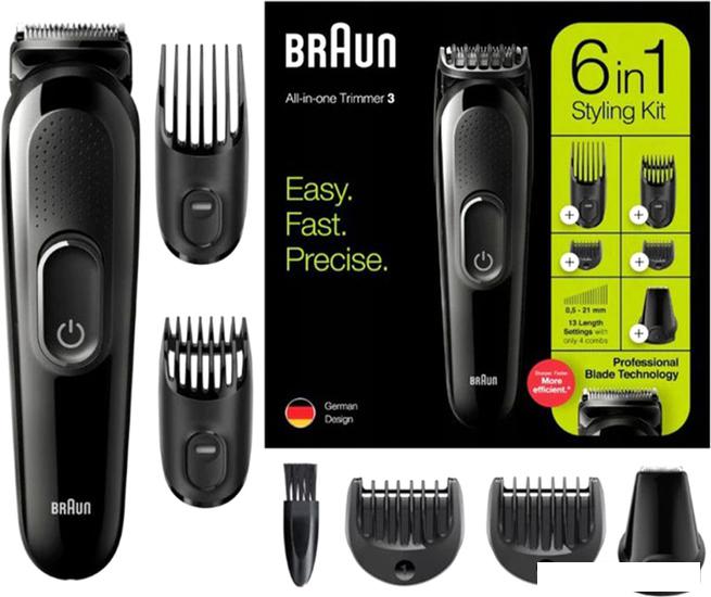 Универсальный триммер Braun MGK3225 Multi-Grooming-Kit- фото