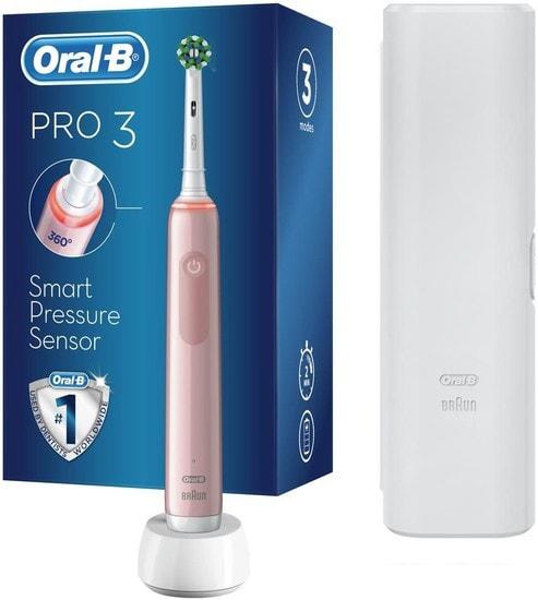 Электрическая зубная щетка Oral-B Pro 3 3500 Cross Action D505.513.3X- фото2