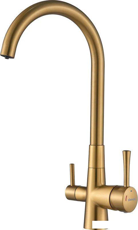 Смеситель Shevanik S428G (золотой сатин)