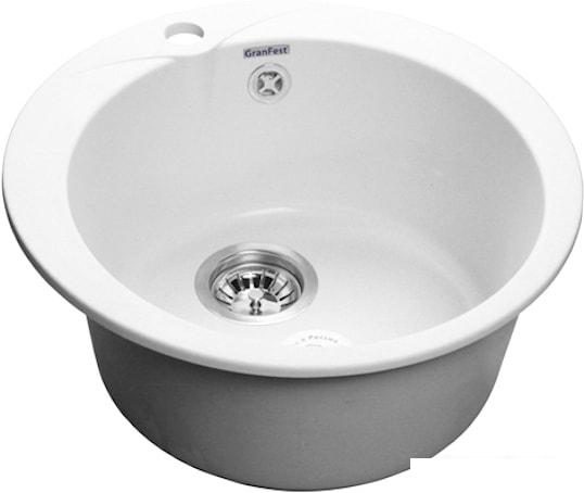 Кухонная мойка GranFest Rondo GF-R480 (иней)- фото