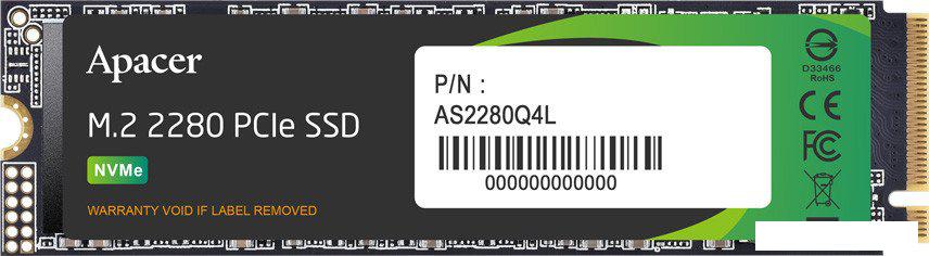 SSD Apacer AS2280Q4L 256GB AP256GAS2280Q4L-1