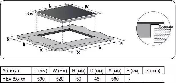 Варочная панель Evelux HEV 642 B- фото3