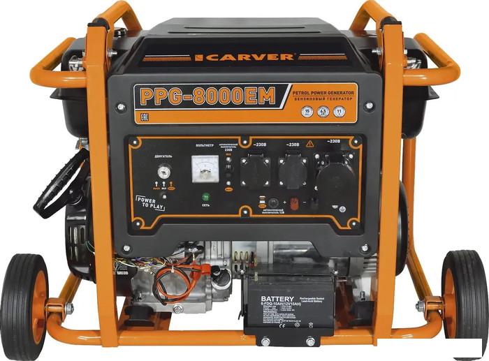 Бензиновый генератор Carver PPG-8000EM- фото