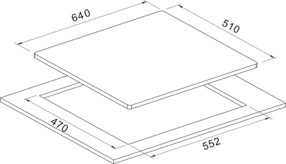 Варочная панель Schtoff H6047C30IS Black- фото2